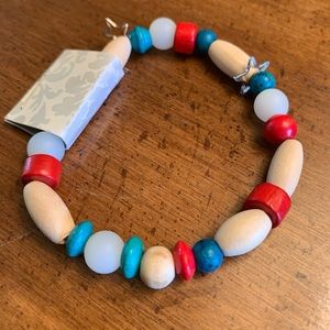 NEW ⭐️Star Bangled oil Diffuser bead new handmade